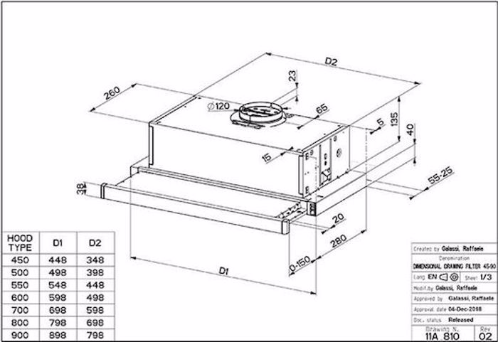 Aporrofitiras Suromenos Faber T3100 Kafe 60 cm D